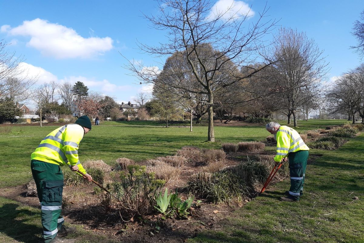 Greener Ealing Grounds Maintenance team gardeners maintain 10 local parks